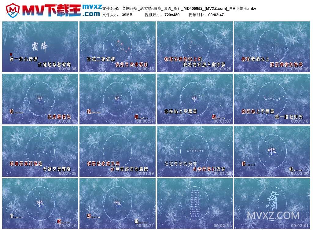 音阙诗听_赵方婧-霜降_国语_流行_MD405852